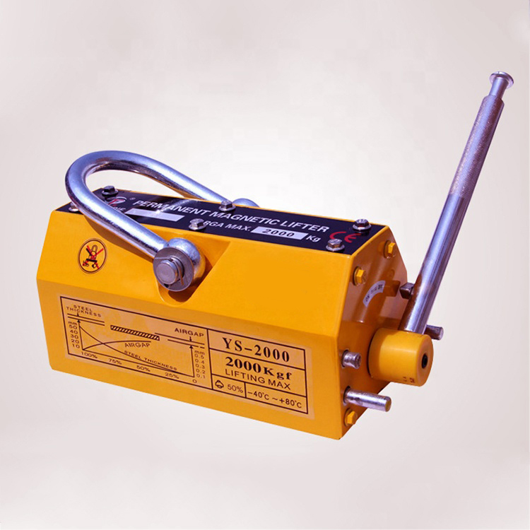 1000kg-6000kg Permanent Magnetic Lifter for Lifting Steel Plate