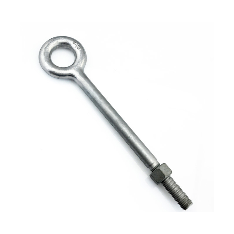 Supply Galvanized Forged Eye Bolts for Power Line Together with Raw Material Report and Tensile Strength Test Report