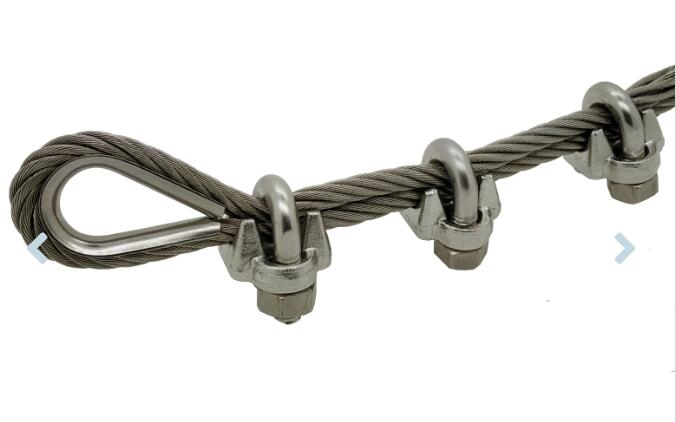 Hot DIP Galv. Australian Type Drop Forged Wire Rope Clip Clamps