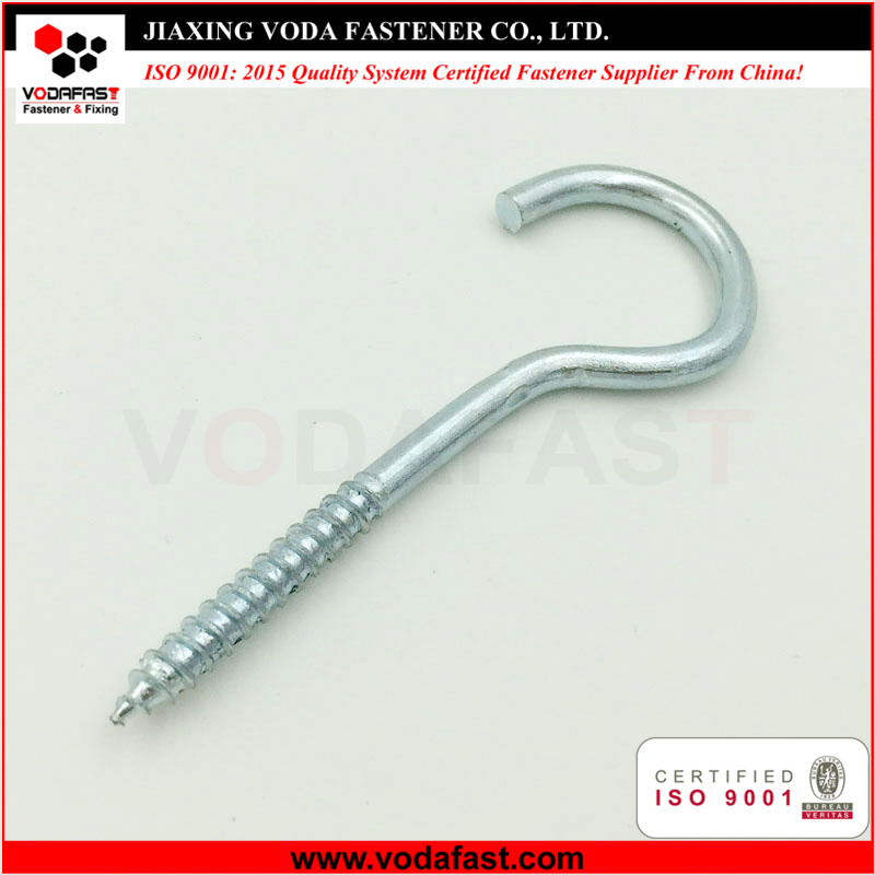 Vodafast Eye Hook Pig Tail Bolt with Nuts Hot DIP Galvanized