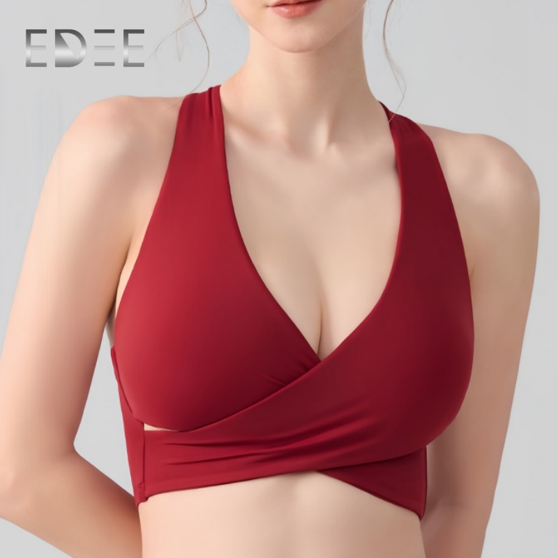 Sujetador deportivo sin costuras de alto impacto sexy para mujeres