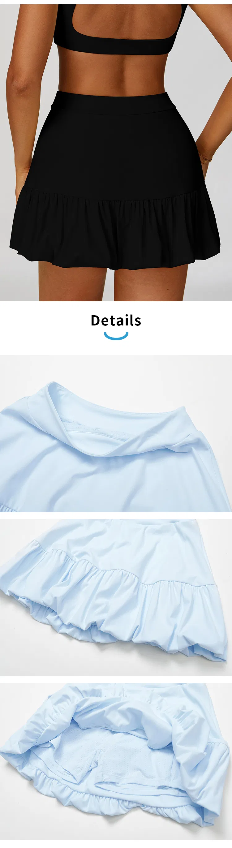 Falda deportiva detalle 8