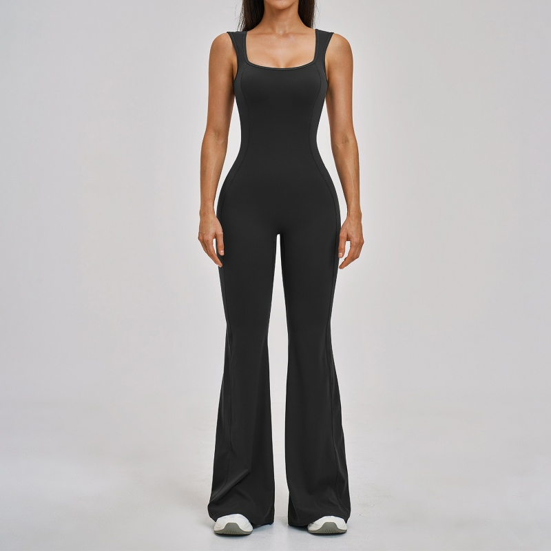 Bodysuit deportivo de espalda profunda en U para mujer, diseño de cuello en U grande, ropa transpirable y moda sexy para mujer para yoga, pilates, gimnasio y danza