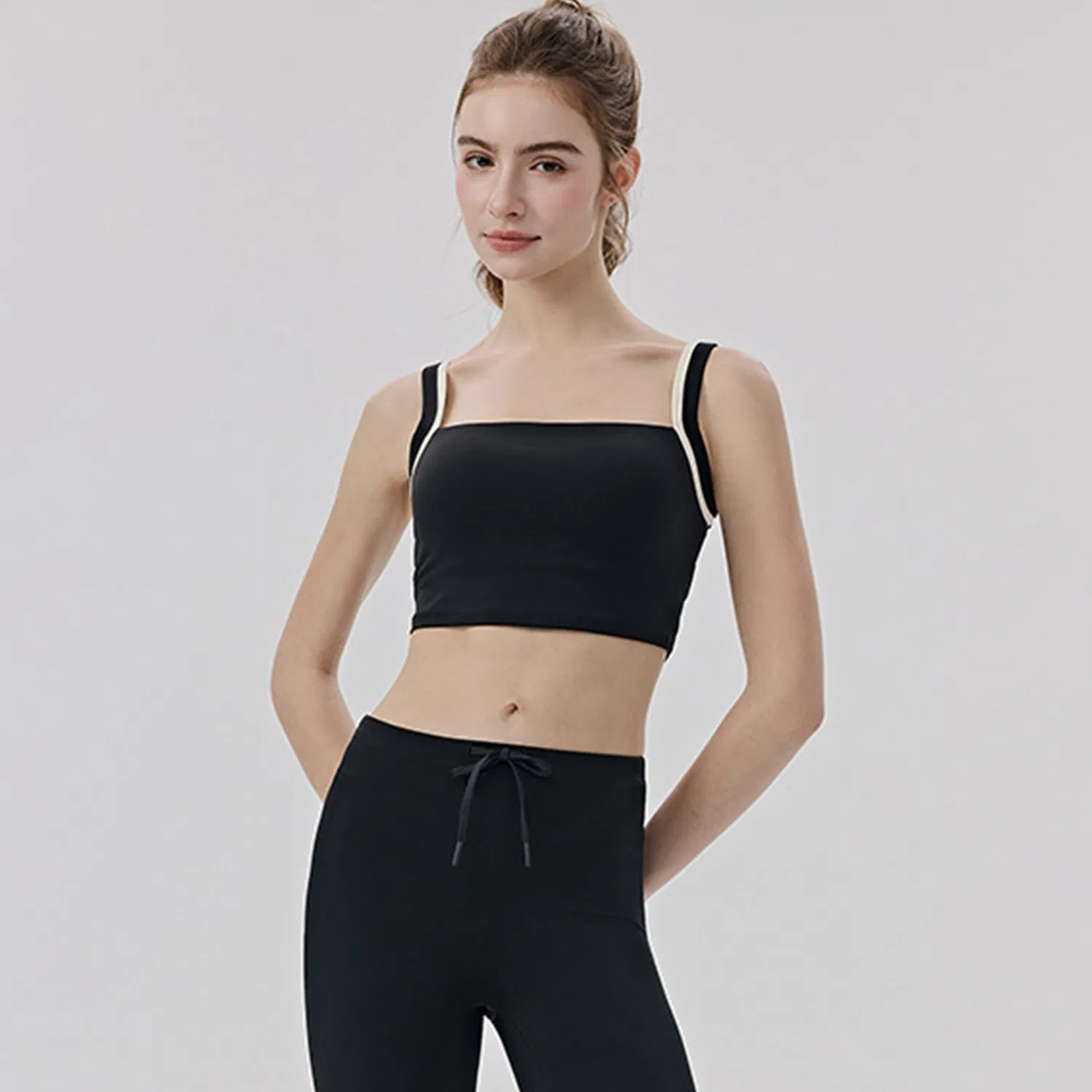 Sostén deportivo de alta impacto Qumor Quick Dry para mujer, transpirable, ideal para gimnasio, yoga y deportes
