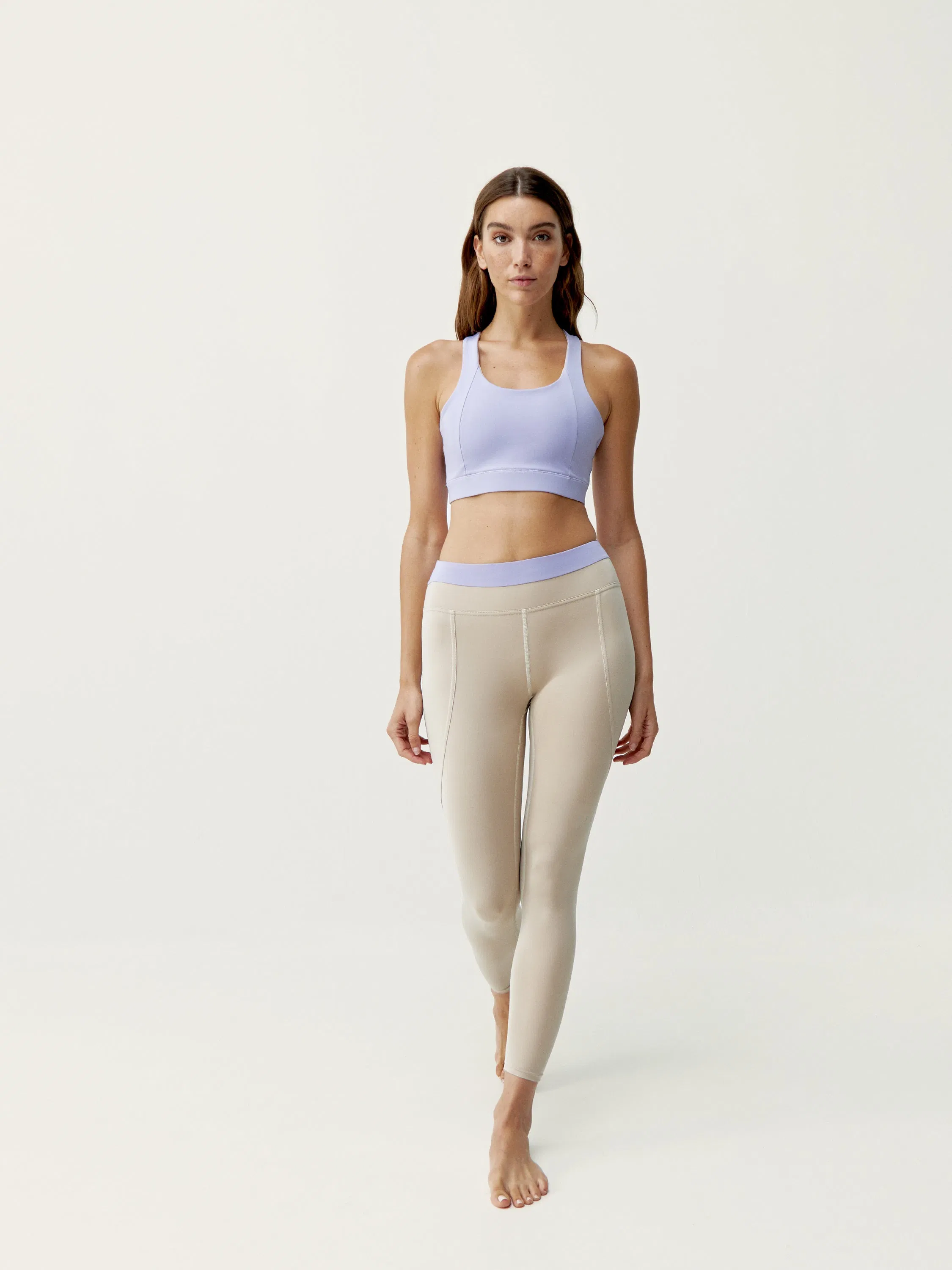 Conjunto de yoga sin costuras para mujer, mallas de gimnasio personalizadas al por mayor, ropa deportiva