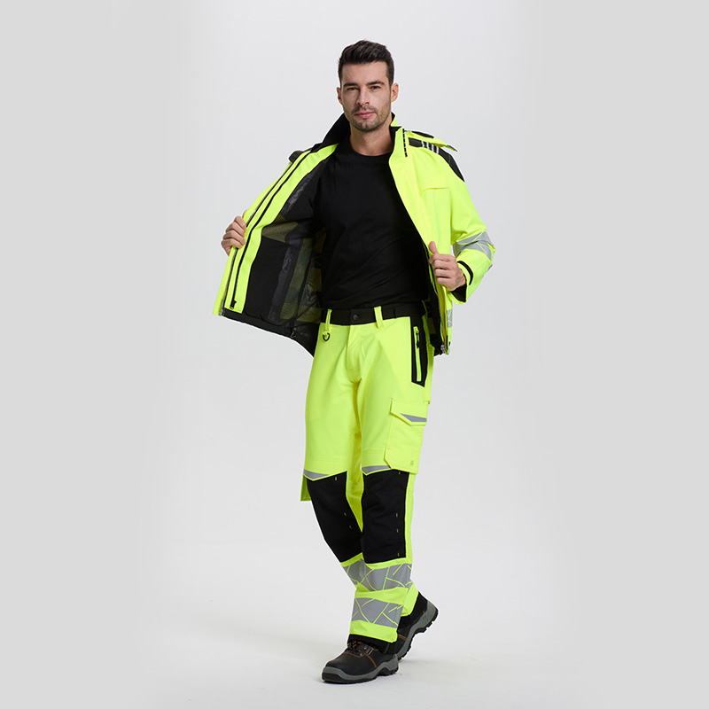 Ropa de trabajo personalizada de PPE para construcción, duradera, transpirable, resistente a la abrasión, retardante de llama y reflectante