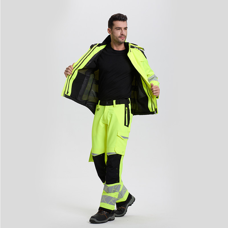 Ropa de trabajo personalizada de PPE para construcción, duradera, transpirable, resistente a la abrasión, retardante de llama y reflectante