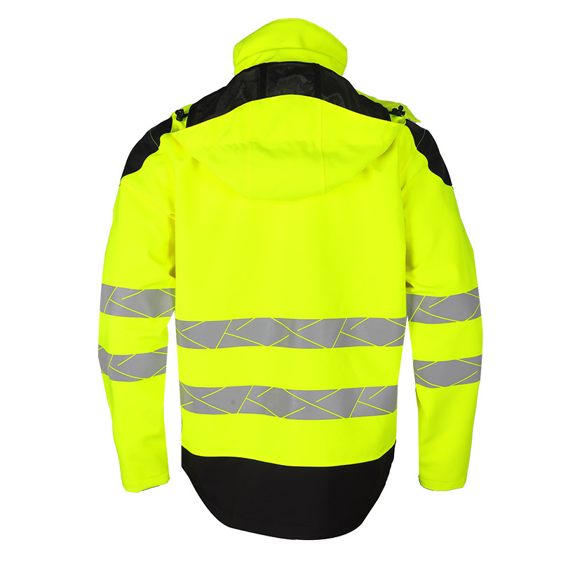 Chaqueta de seguridad visible de alta visibilidad, resistente al viento, para invierno y otoño, ropa de seguridad reflectante para trabajo al aire libre