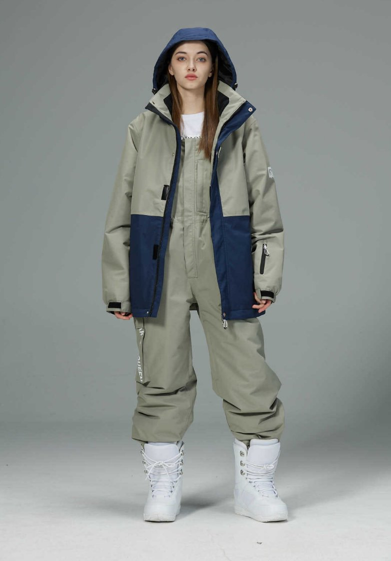 Ropa de esquí para mujeres, senderismo, esquí al aire libre, a prueba de viento, impermeable y cálida