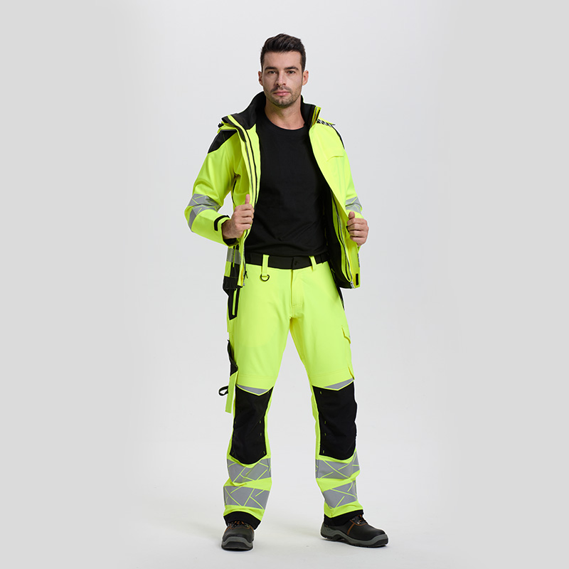 Ropa de trabajo personalizada de PPE para construcción, duradera, transpirable, resistente a la abrasión, retardante de llama y reflectante