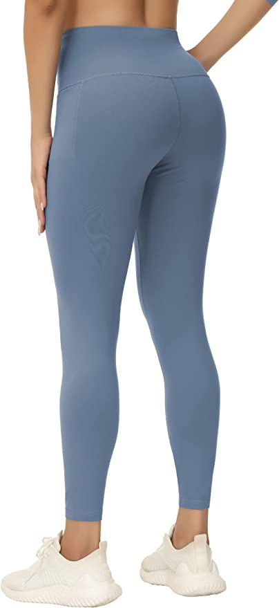 Mujer de alta calidad ropa deportiva control de abdomen mallas de entrenamiento con bolsillos cintura alta atléticas para correr, yoga pantalones de gimnasio prenda de vestir a precio de mayorista
