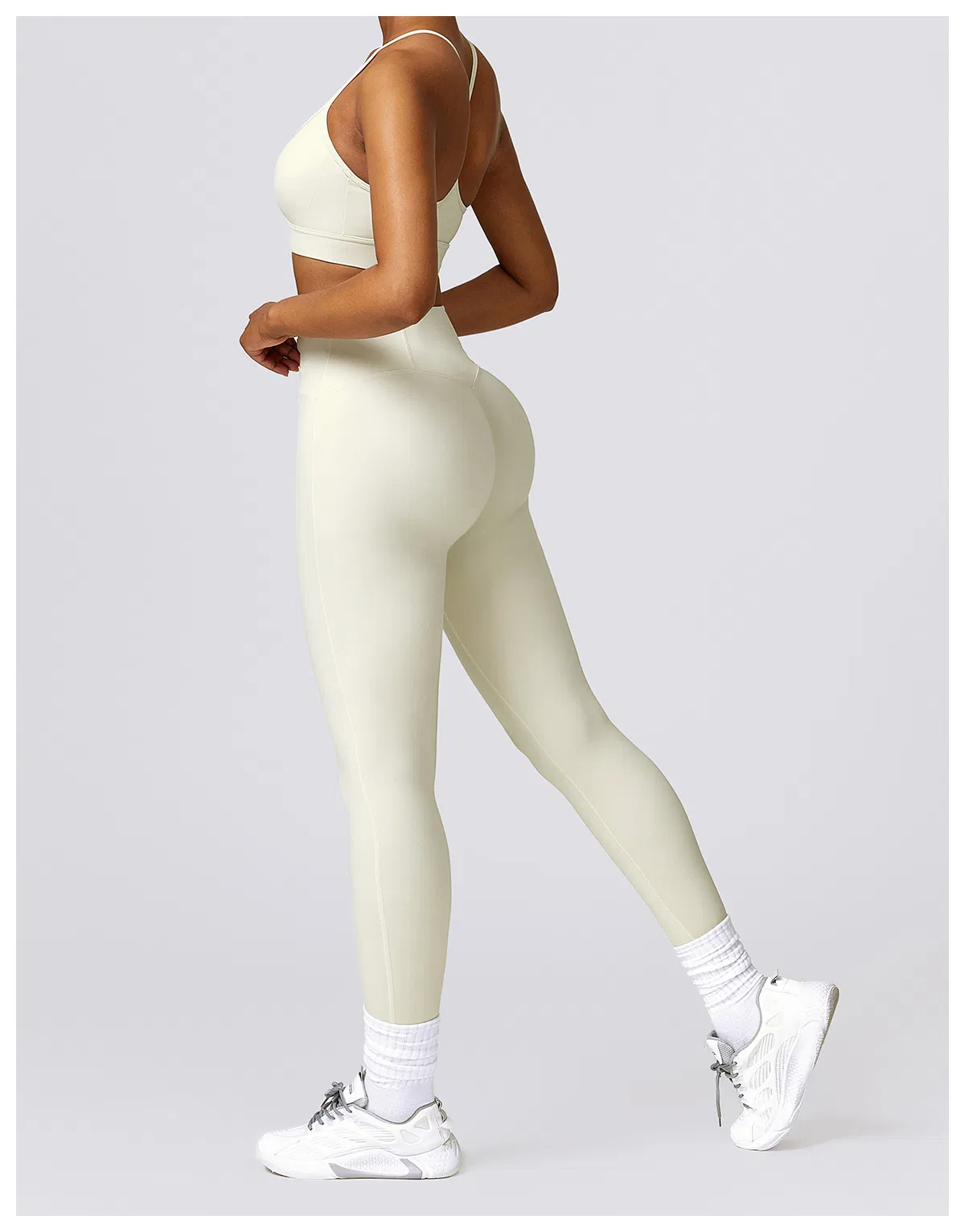 Conjunto de yoga para mujeres de secado rápido y ecológico, ropa deportiva de yoga, vestimenta deportiva para mujeres