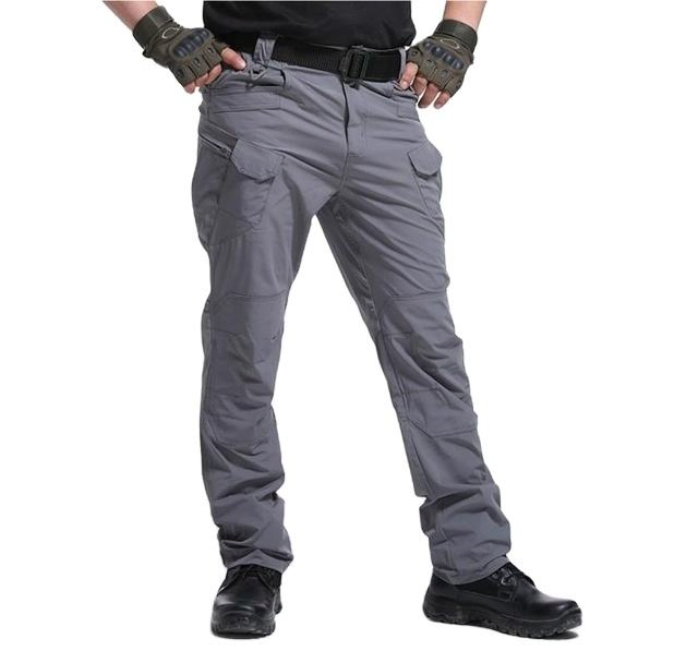 Pantalones de Caza de Cuadros para Hombre, Pantalones Tácticos IX9, Pantalones Urbanos Tácticos de Película de Espionaje, Pantalones de Trabajo Slim para Actividades al Aire Libre
