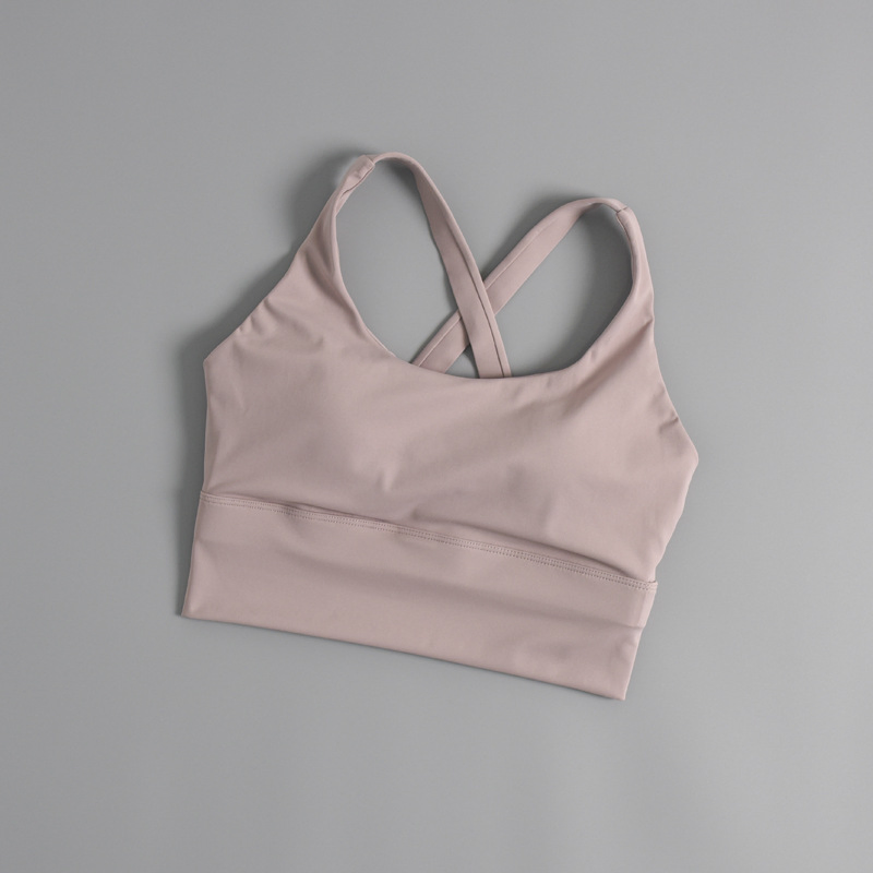 Top de deporte para mujeres con almohadillas fijas sin costuras para correr, fitness, saltar la cuerda, yoga y ropa deportiva activa