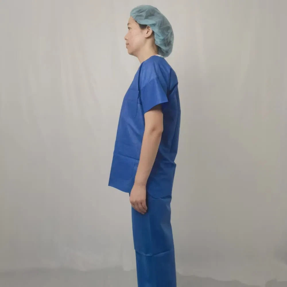Ropa de trabajo de manga corta, suelta y duradera para lavado a mano, soporte para personalización