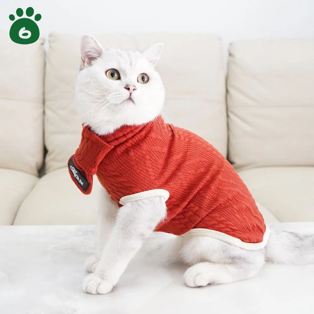 Suéteres y vestidos de lujo acogedores para invierno, ropa para gatos y perros