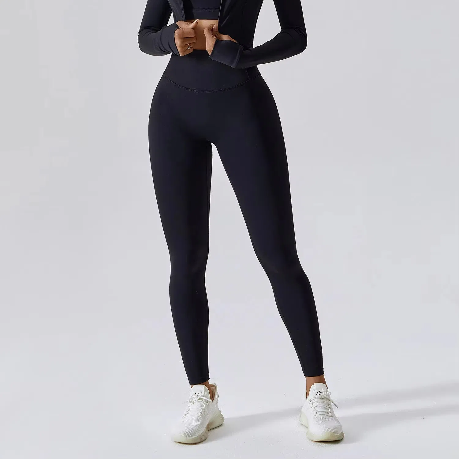 Conjunto de ropa personalizada para pilates y yoga, ropa de ocio para mujer, ropa activa, moda de fitness, trajes de gimnasio, abrigo, ropa deportiva