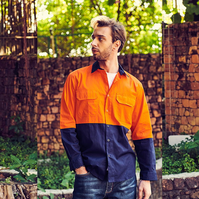 Venta Caliente Camiseta de Alta Visibilidad Ropa de Trabajo de Construcción Seguridad