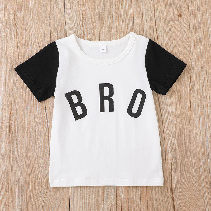 Conjunto de Ropa para Niños y Niñas Verano Camiseta de Jersey Deportiva y Pantalones Cortos 2 Paquete Conjunto Ropa de Bebé de Manga Corta