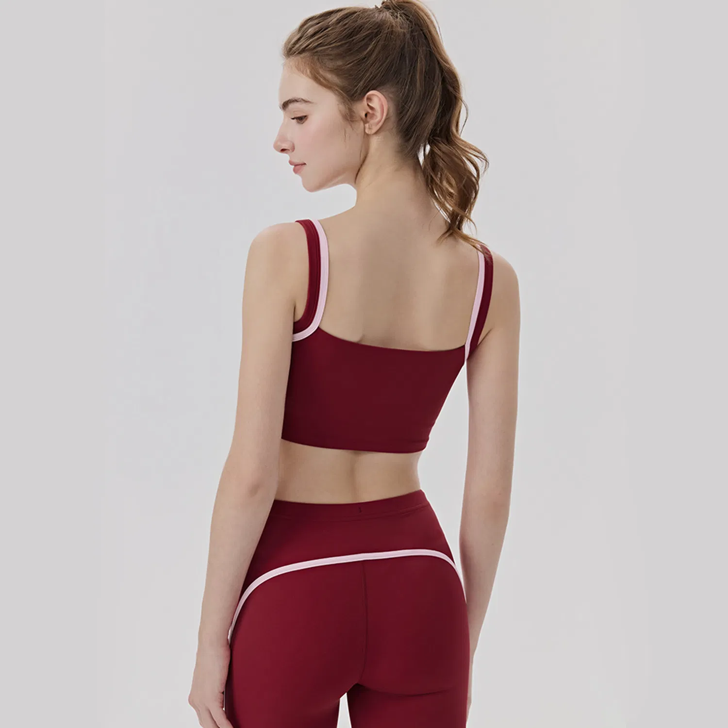 Sostén deportivo de alta impacto Qumor Quick Dry para mujer, transpirable, ideal para gimnasio, yoga y deportes