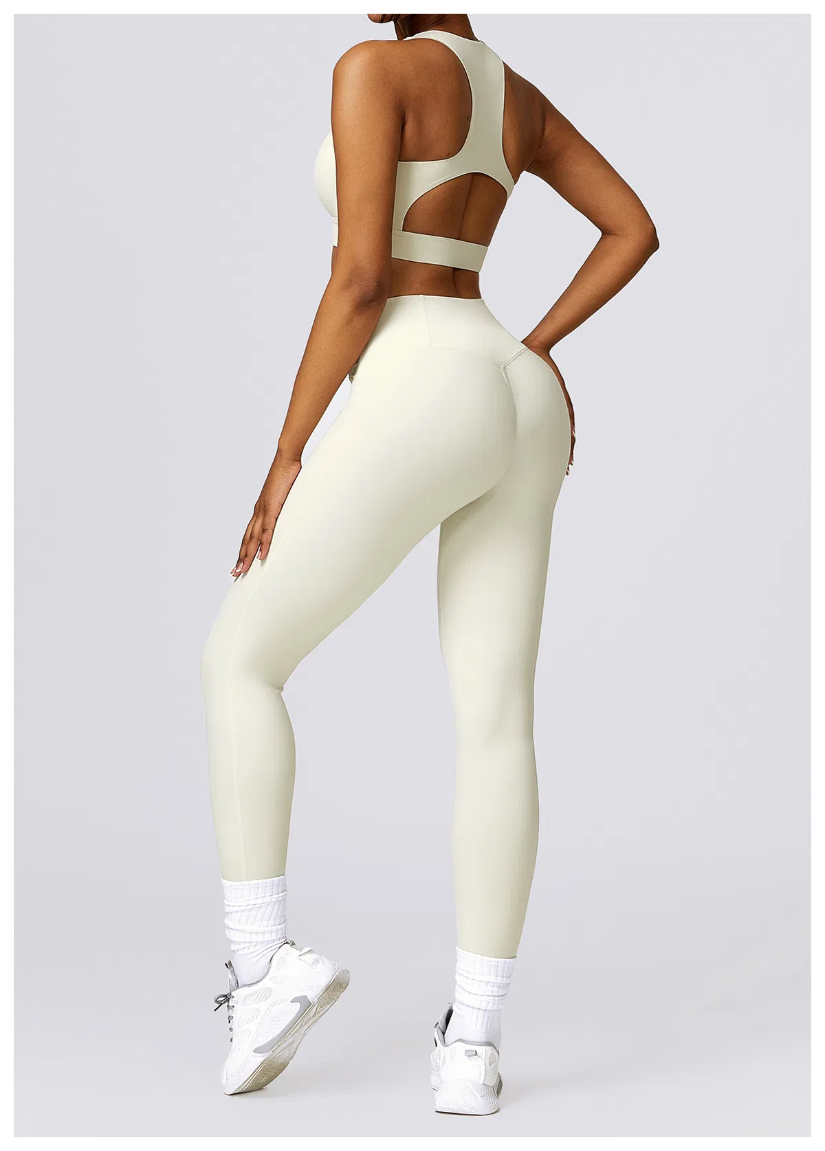 Conjunto de mallas deportivas ecológicas de secado rápido para mujeres, ropa de fitness para yoga