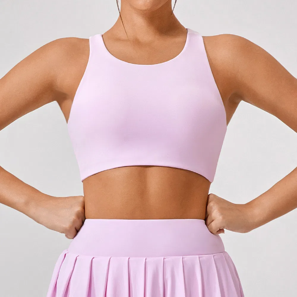 Sujetador deportivo sexy para mujeres, alta resistencia, a prueba de impactos, ropa interior deportiva, camiseta de secado rápido para correr, top de entrenamiento para el gimnasio y yoga