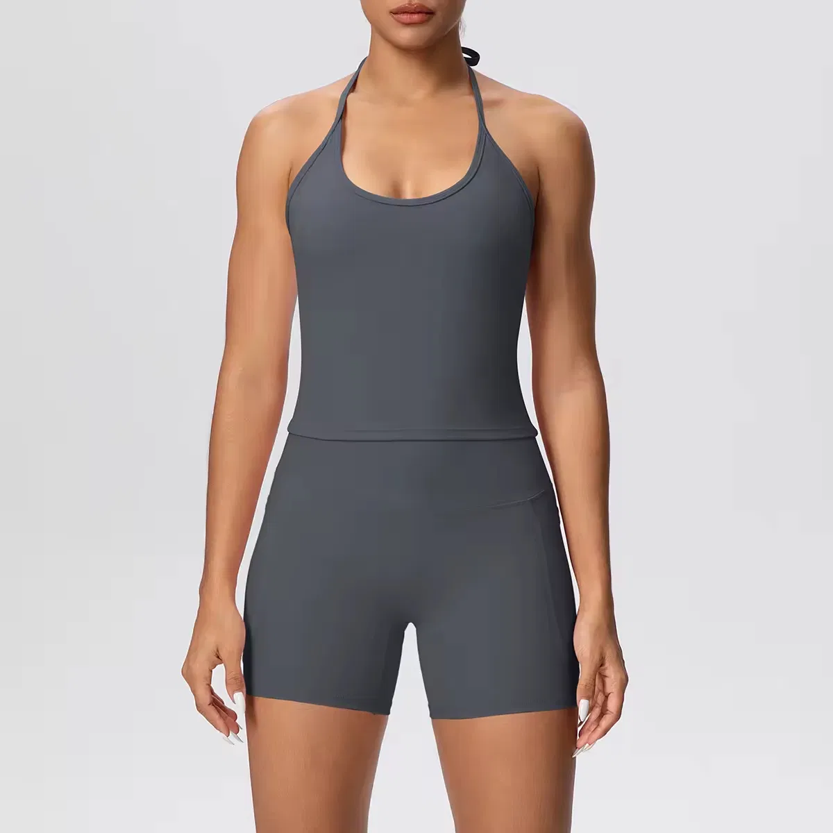 Ropa atlética suave, trajes casuales sexys para mujeres, conjunto de dos piezas para correr, set de tanque y pantalones cortos transpirables, ropa deportiva