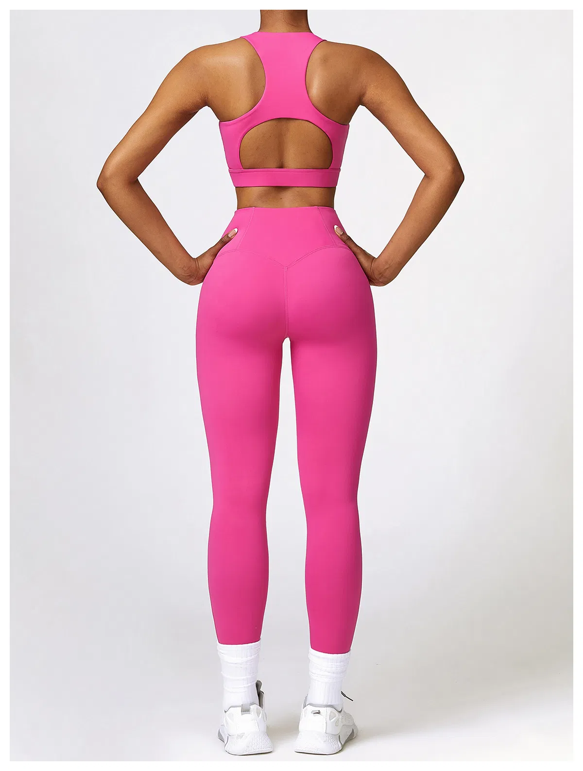 Conjunto de mallas deportivas ecológicas de secado rápido para mujeres, ropa de fitness para yoga