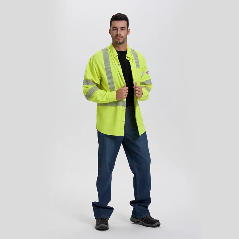 Camisas de algodón retardantes de fuego