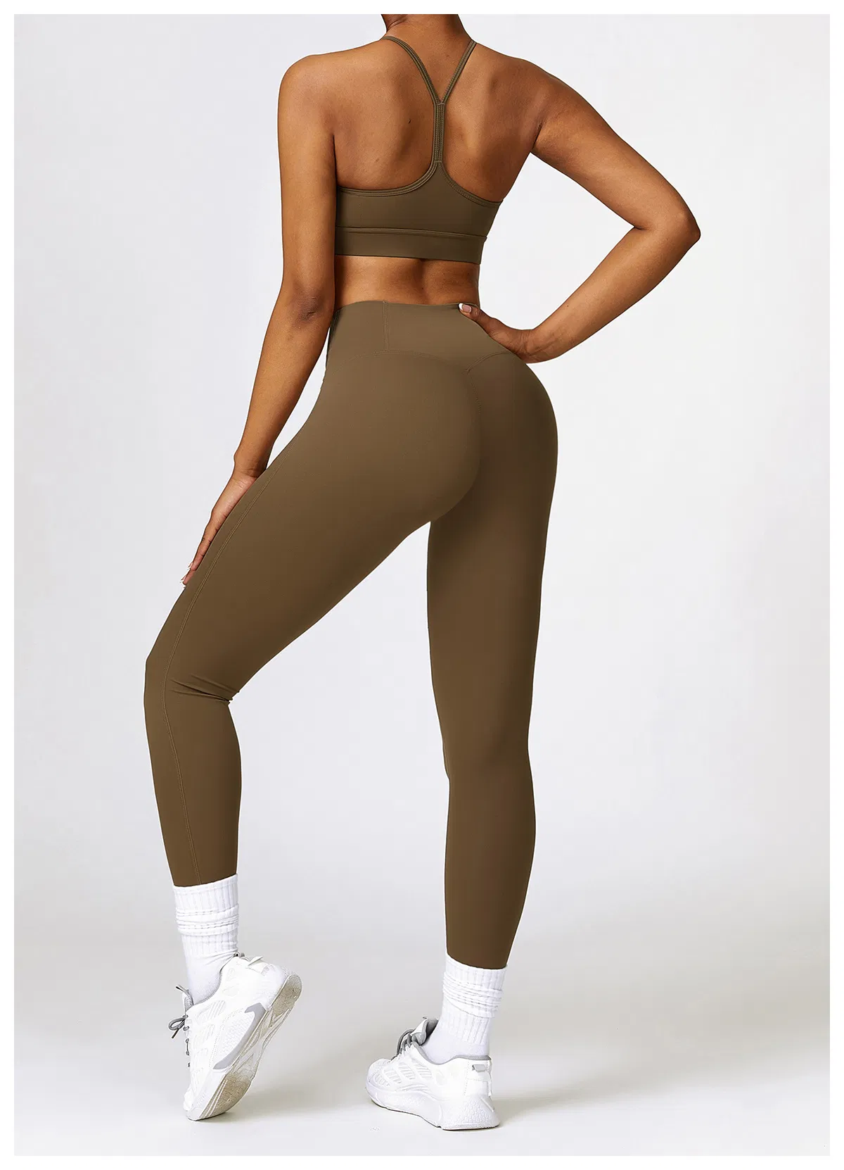 Conjunto de yoga para mujeres de secado rápido y ecológico, ropa deportiva de yoga, vestimenta deportiva para mujeres