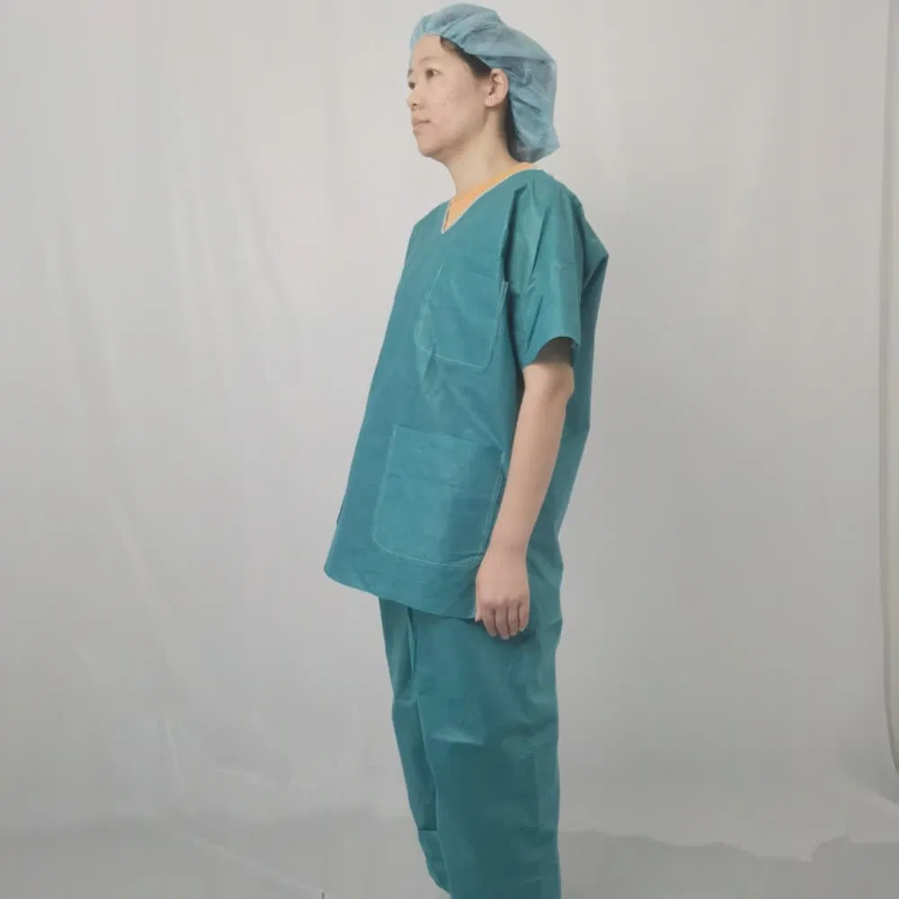 Ropa de trabajo de manga corta, suelta y duradera para lavado a mano, soporte para personalización