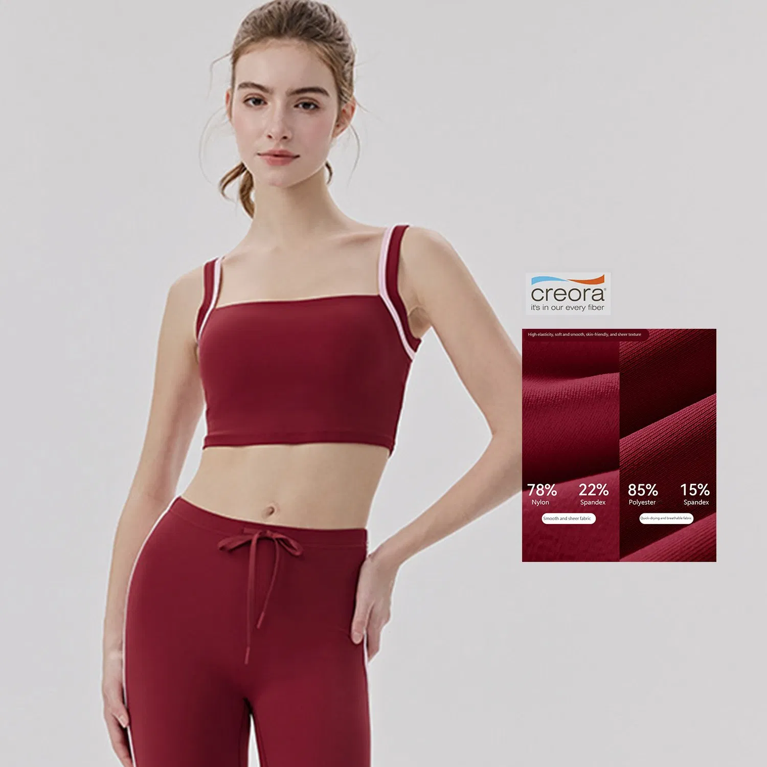 Sostén deportivo de alta impacto Qumor Quick Dry para mujer, transpirable, ideal para gimnasio, yoga y deportes