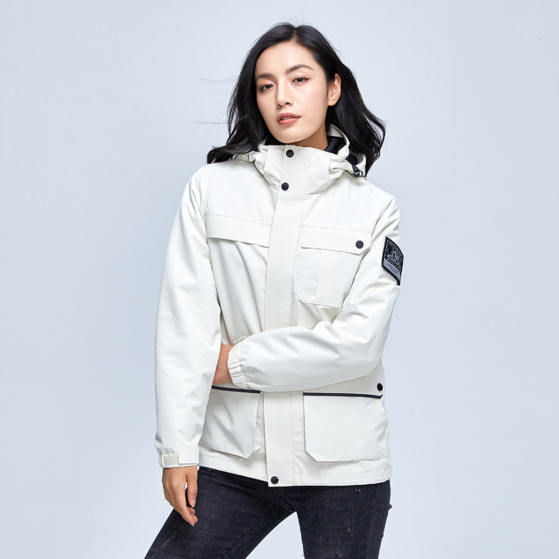 Chaquetas de con capucha desmontable a prueba de viento, oversize, impermeables, transpirables, de concha blanda para hombres, ropa de camping y actividades al aire libre