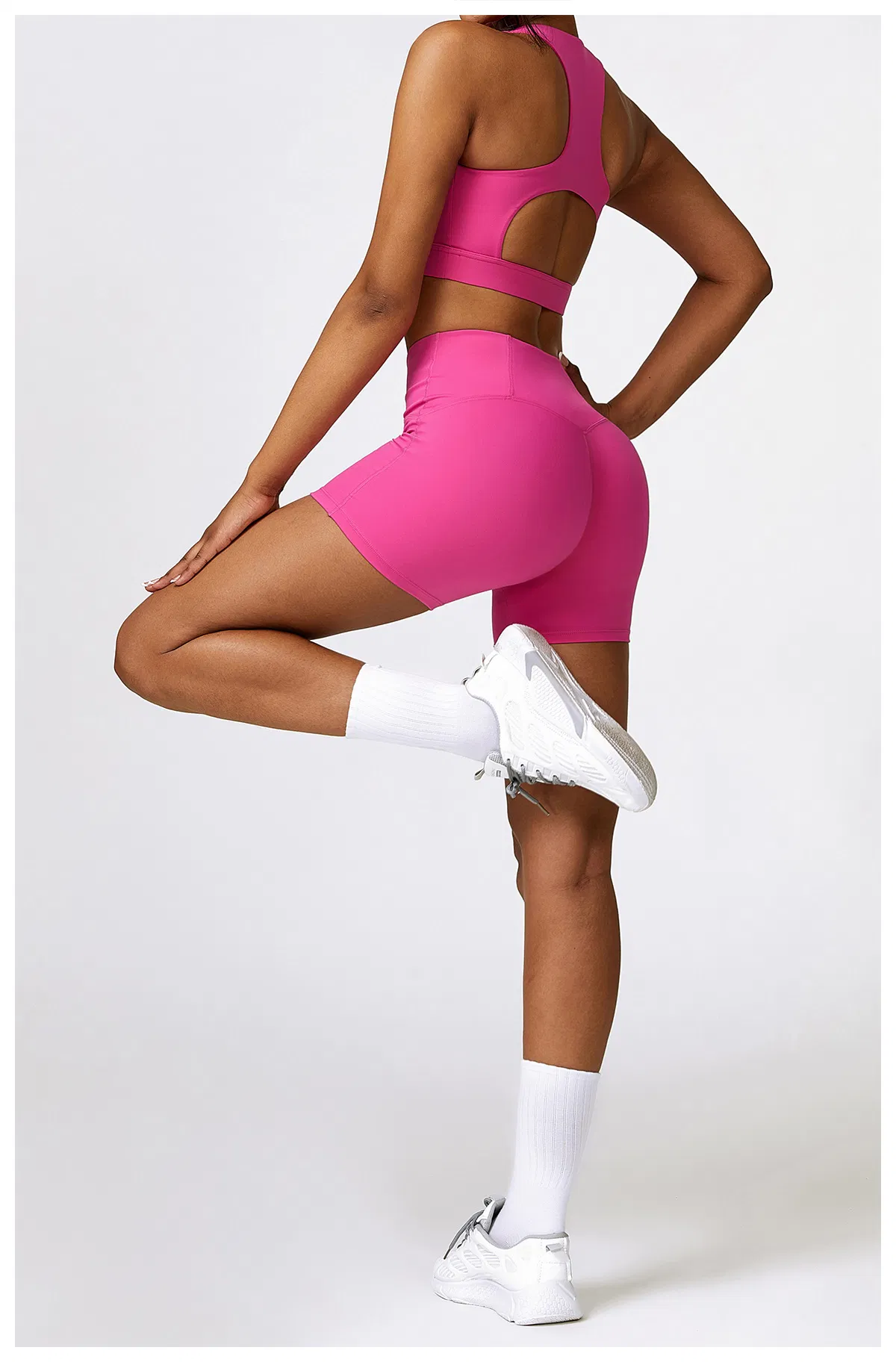 Conjunto de yoga deportivo para mujeres de secado rápido y ecológico, ropa de fitness para correr