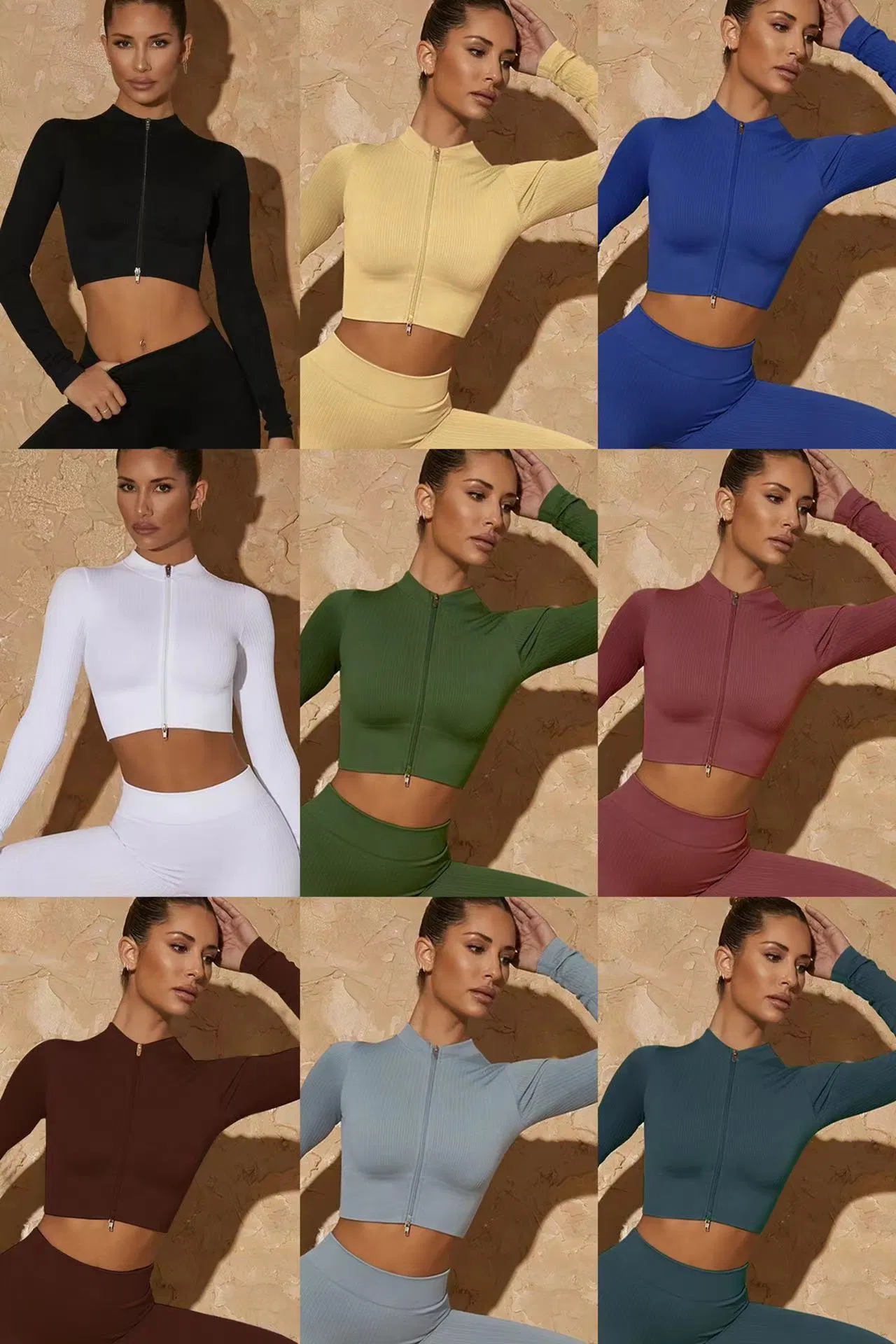 Ropa de deporte para mujeres en Amazon, venta caliente, ropa de yoga sin costuras, ropa de gimnasio, ropa deportiva