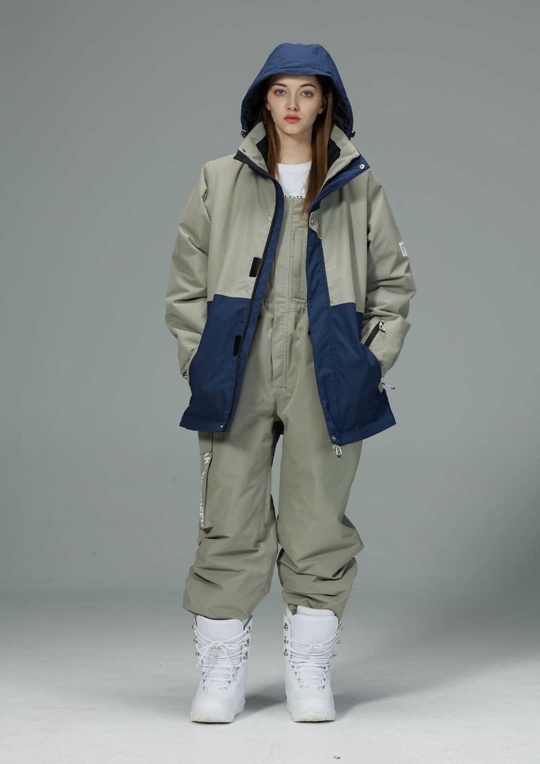 Ropa de esquí para mujeres, senderismo, esquí al aire libre, a prueba de viento, impermeable y cálida