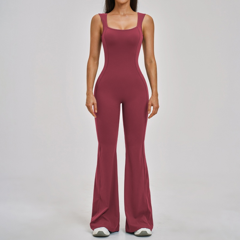 Bodysuit deportivo de espalda profunda en U para mujer, diseño de cuello en U grande, ropa transpirable y moda sexy para mujer para yoga, pilates, gimnasio y danza