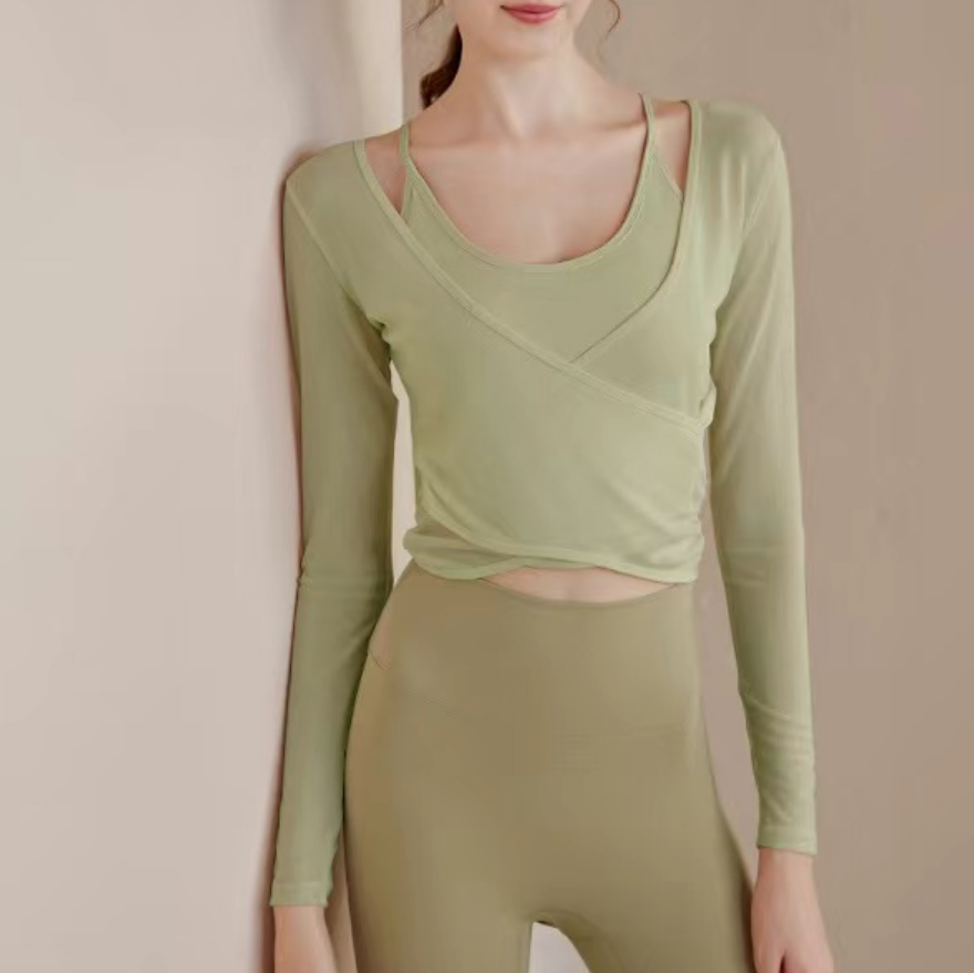 Conjuntos de ropa deportiva para mujeres, dos 2 piezas, top de yoga y leggings de cintura alta
