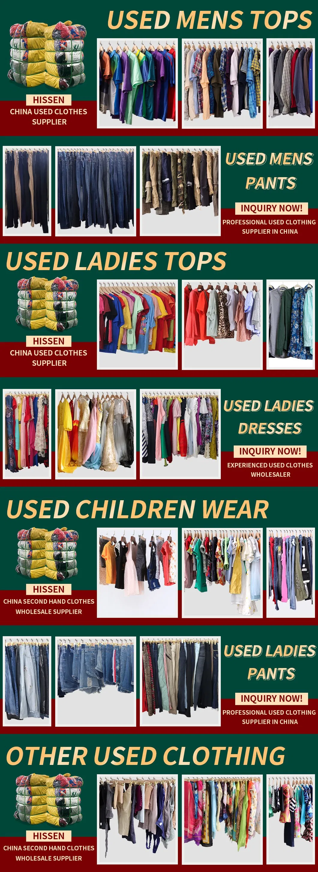 Ropa de segunda mano display 1