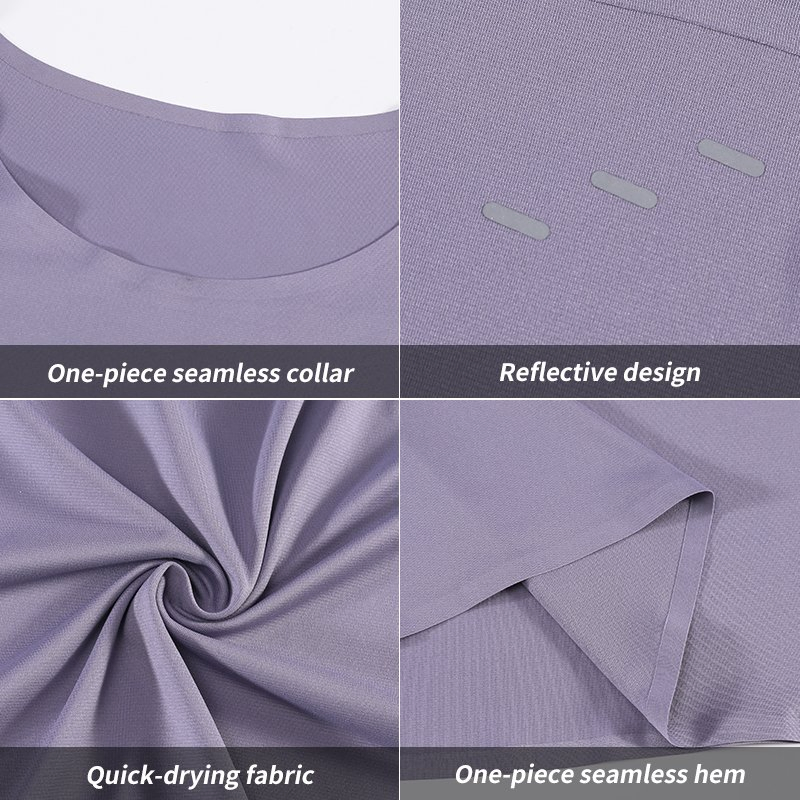 Conjunto de camiseta sin mangas y pantalones cortos de secado rápido para hombres con diseño reflectante, ropa deportiva de verano para entrenamiento en el gimnasio