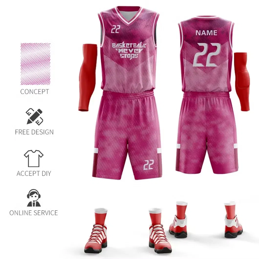 Jerseys de baloncesto de sublimación OEM al por mayor, uniforme de equipo, ropa deportiva personalizada - precio de uniforme de baloncesto y ropa de baloncesto