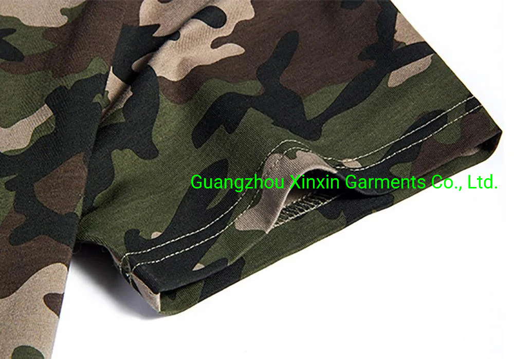 Camisetas tácticas de senderismo al aire libre para hombres, de camuflaje, de manga corta, camisa de caza y escalada para hombres, ropa deportiva transpirable (W2264)