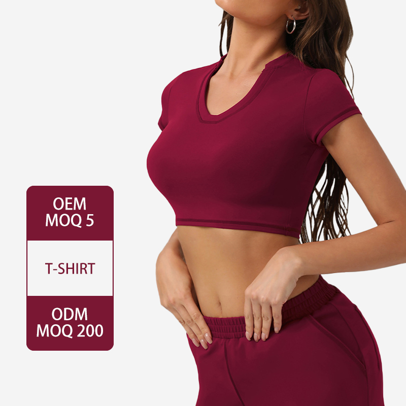 Camisetas deportivas de protección solar para mujeres, camiseta de ocio al aire libre, ajustada, de secado rápido, ropa de yoga y fitness