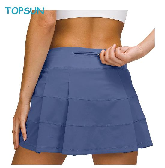 Faldas de tenis y golf atléticas para mujeres con bolsillo, faldas plisadas para ejercicio y deportes, casuales
