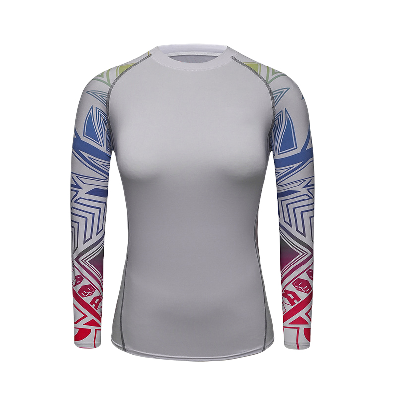 Camiseta de entrenamiento de compresión para hombres, ajustada, deportiva, para culturismo, de manga larga