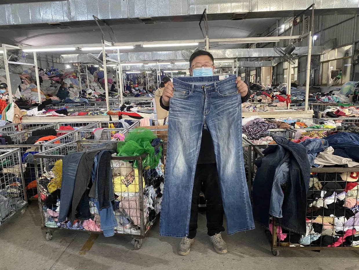 Blusas de gasa para mujeres, ropa de segunda mano estilista para adultos y adolescentes en Tailandia