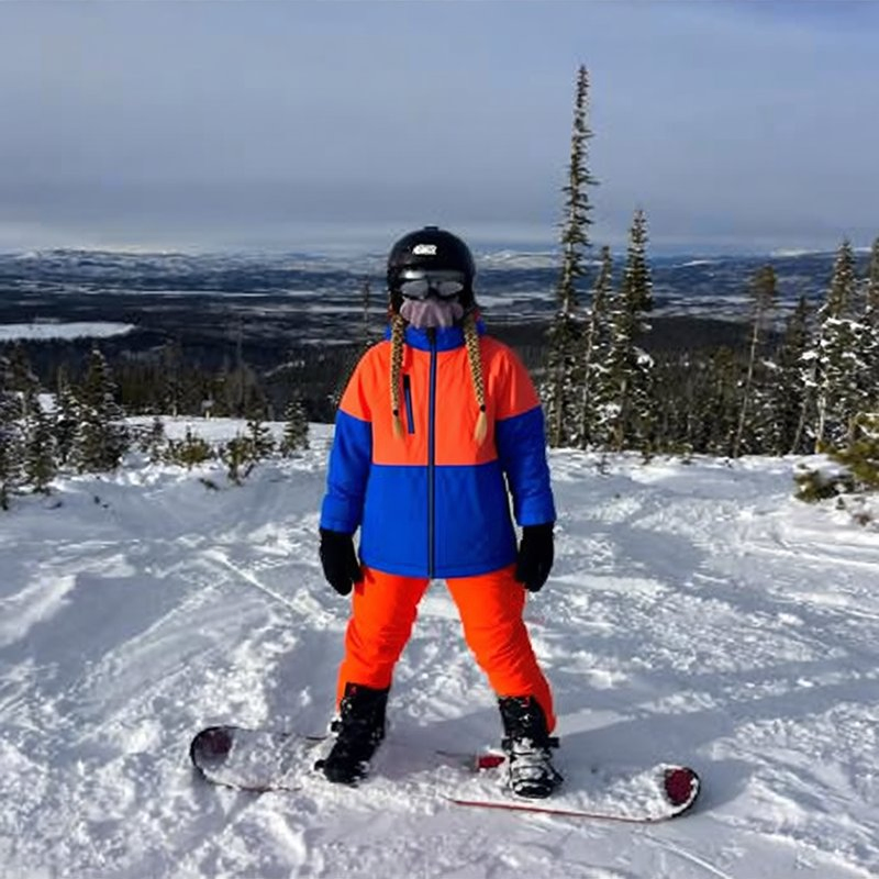 Chaqueta de esquí cálida y a prueba de viento para exteriores en invierno, con capucha, ideal para snowboard y senderismo