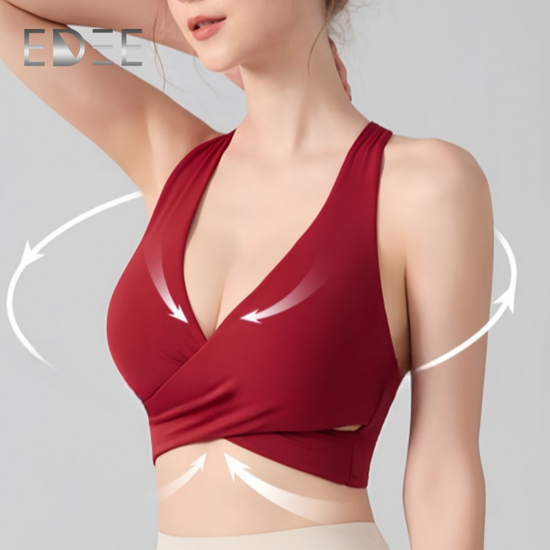 Sujetador deportivo sin costuras de alto impacto sexy para mujeres