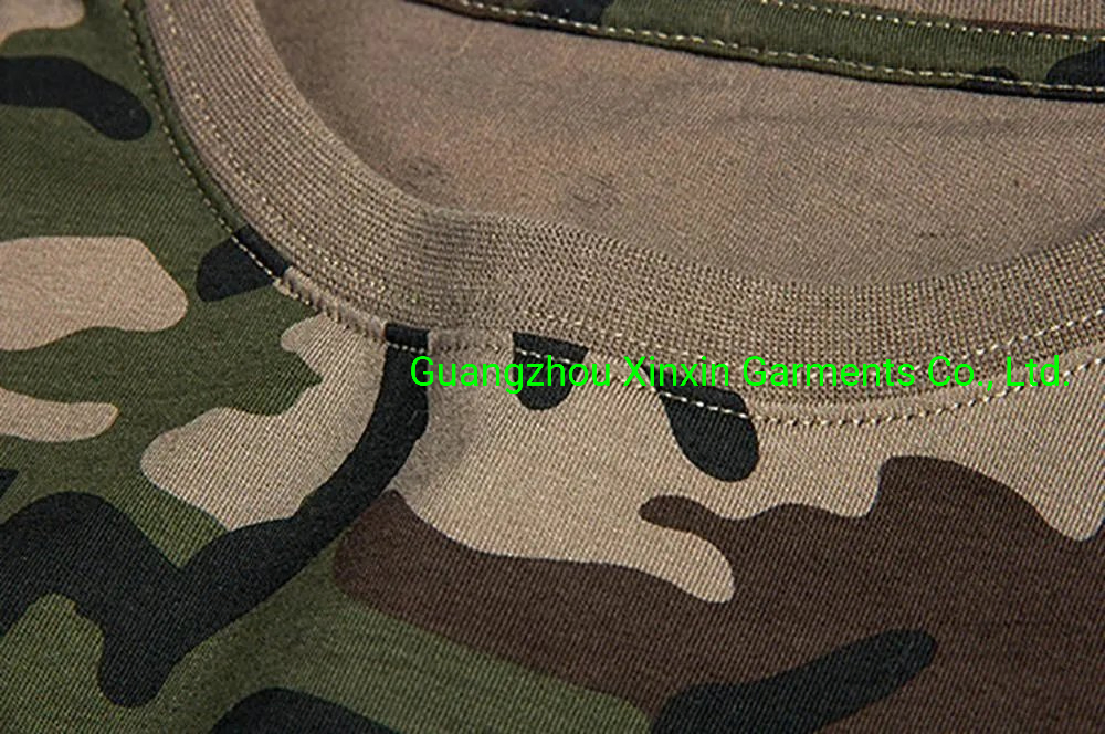 Camisetas tácticas de senderismo al aire libre para hombres, de camuflaje, de manga corta, camisa de caza y escalada para hombres, ropa deportiva transpirable (W2264)