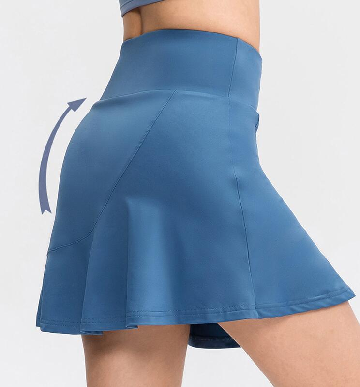 Falda activa ligera para mujeres para correr, tenis, golf y deportes de entrenamiento